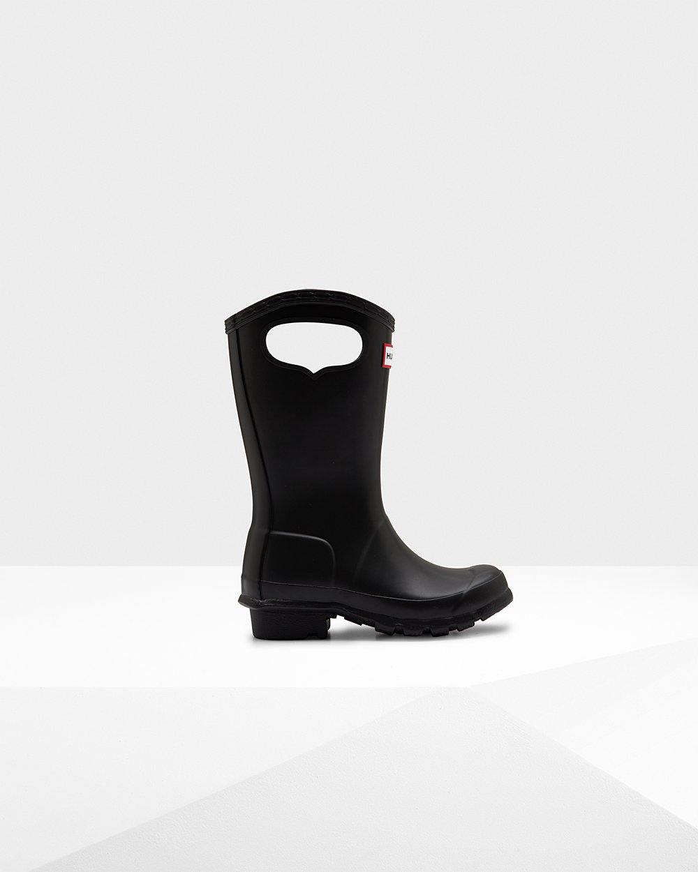 Kids Hunter Original Grab Handle - Rain Boots Black - 5036-MXUFW